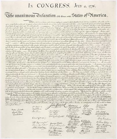 Declaración de Independencia de Estados Unidos