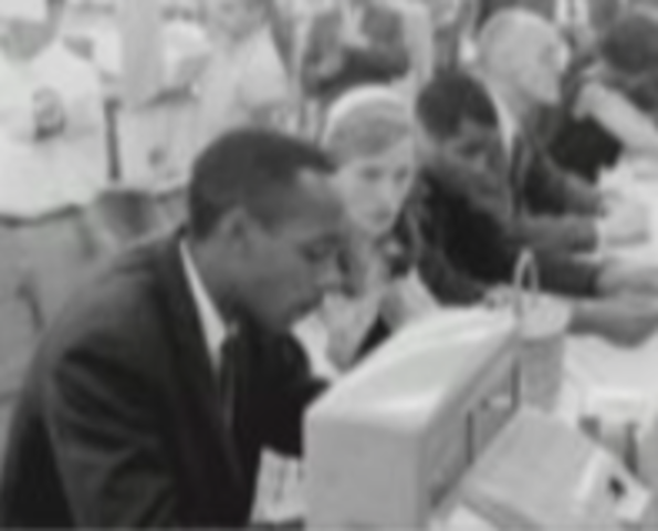 First lunch counter sit-in