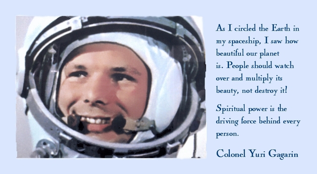 Yuri Gagarin (First Russian in Space)