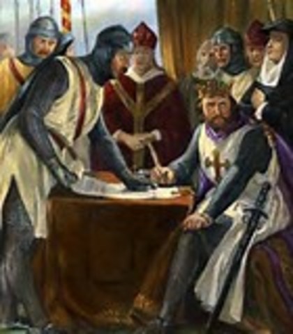 Signing of  the Magna Carter