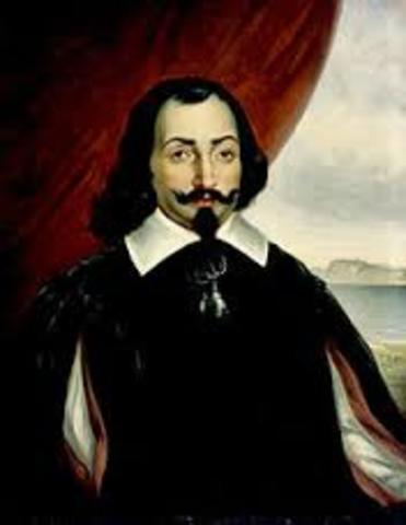 Samuel de Champlain finds the colony of Quebec