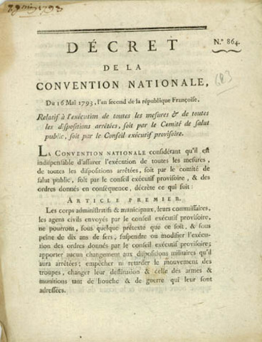 The Creation of the Committee of Public Safety