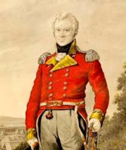 Major George Johnston leads the New South Wales corps.