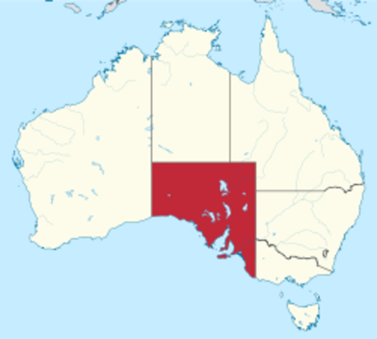 South Australia was founded.