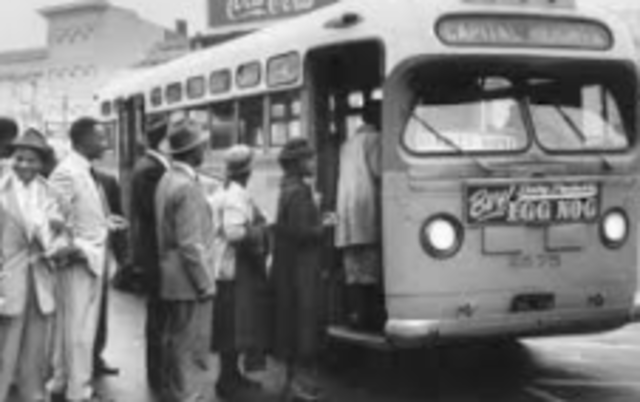 Start montgomery Bus Boycott