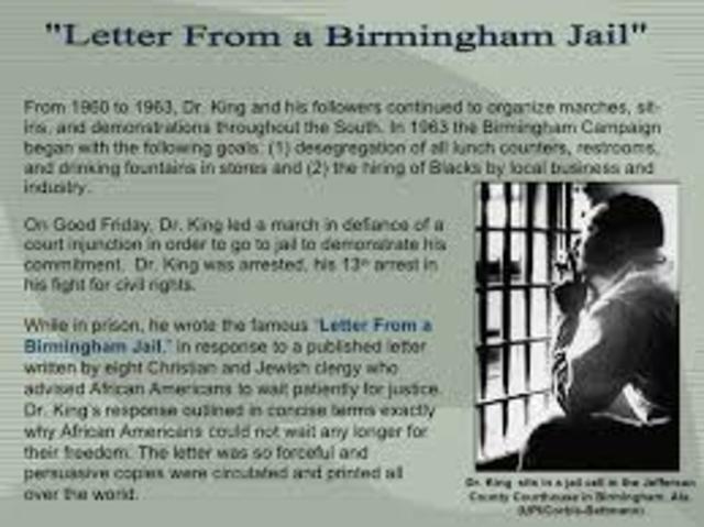 Birmingham Campaign: Letter from a Birmingham Jail