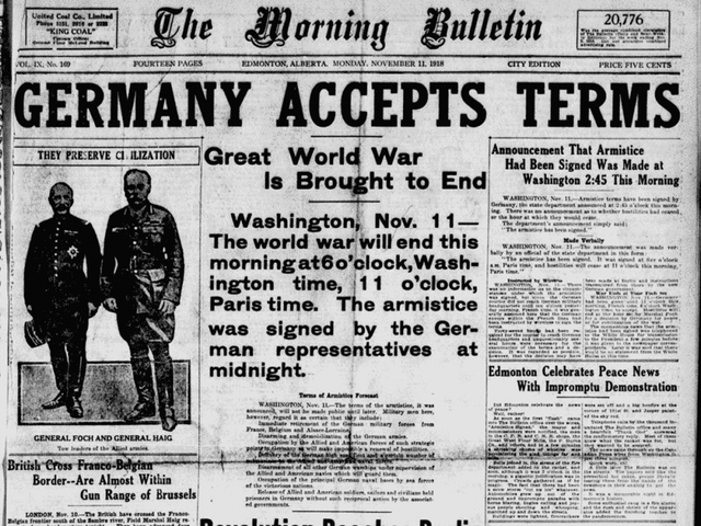 Armistice Takes Effect