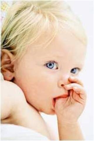 when I was 2 I used to suck finger I couldn`t not go alone and I slept to cry