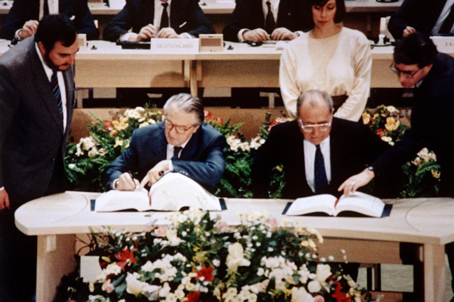 Signatura del tractat de Maastricht