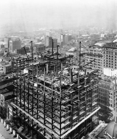 First skyscrapers built