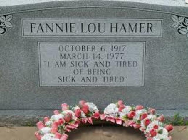 Death of Fannie Lou Hamer