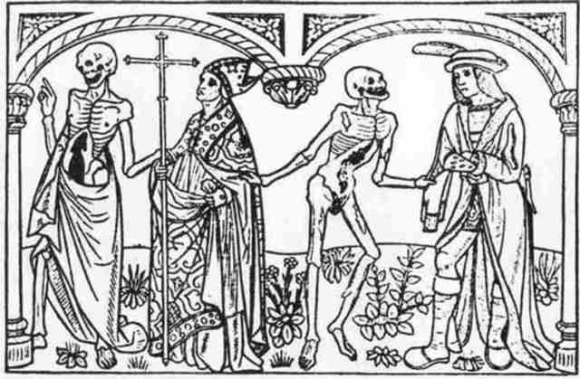 Peste negra, 1347-1400