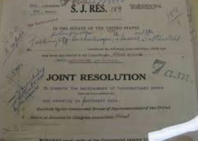 gulf of Tonkin Resolution