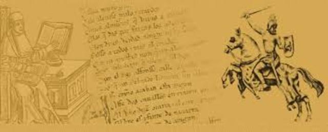 Se compone el cantar de Cid,ca.1200