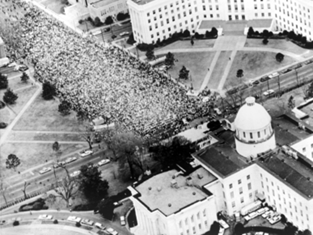Protesters Reached Montgomery