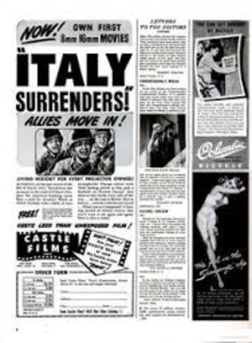 Italy surrenders to Allies