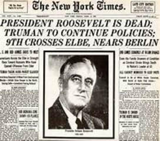Death of FDR