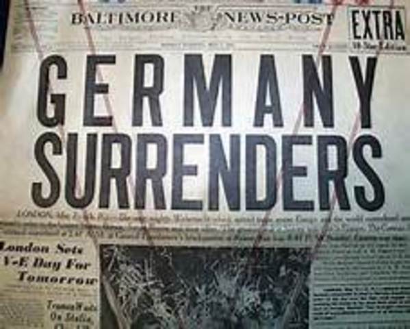 Germany surrenders