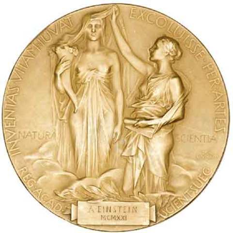 Einstein wins the Nobel Prize in Physics
