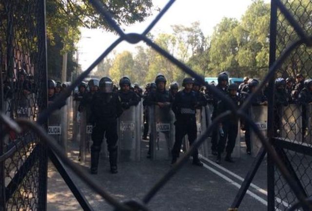 COPARMEX, SSP y grupos de personas.