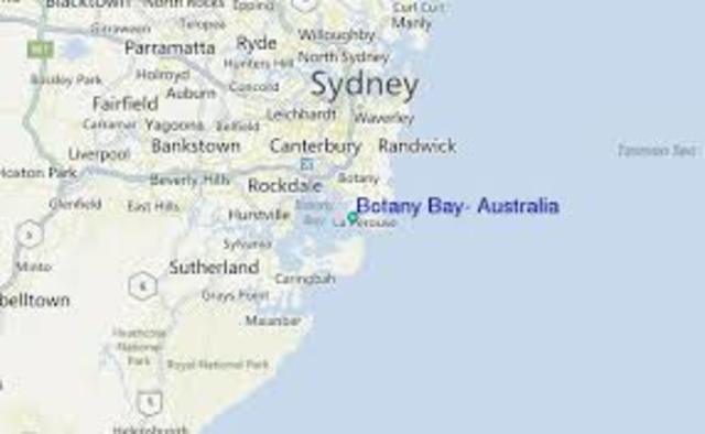Botany bay was the first place were aboriginals saw Captain Arthur Philip