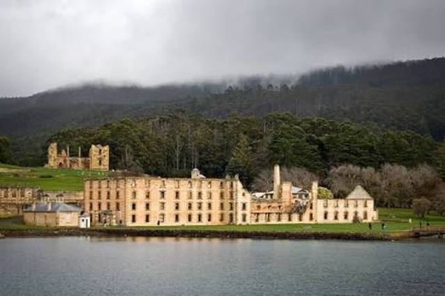 Tasmania ( a new colony was being constructed )