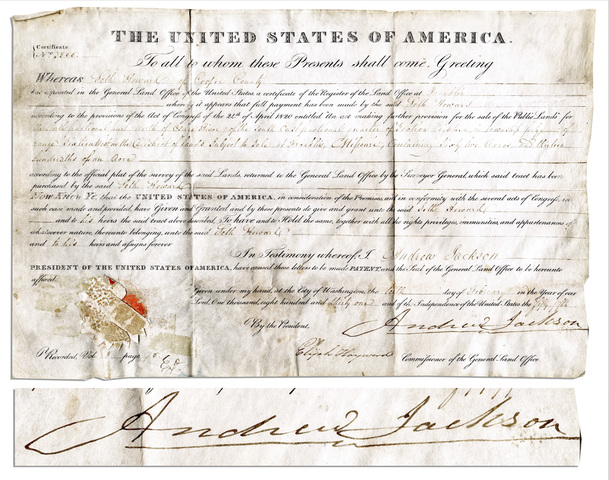 jackson signs indian removal act