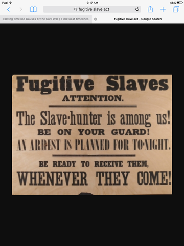 The Fugitive Slave Act