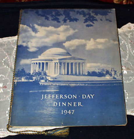 Jefferson day dinner (1830,specifically)