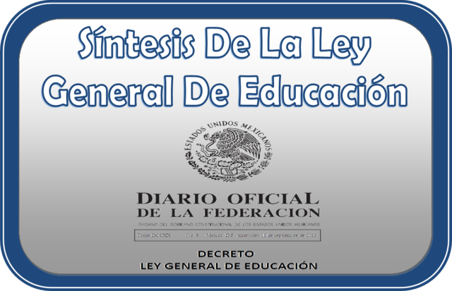 Ley General de Educación