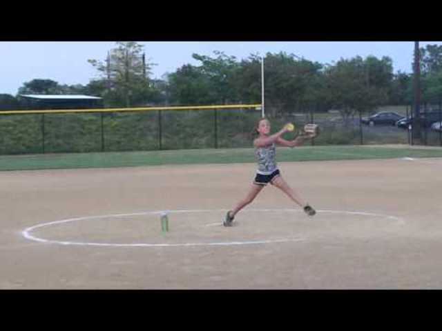 I started to play softball