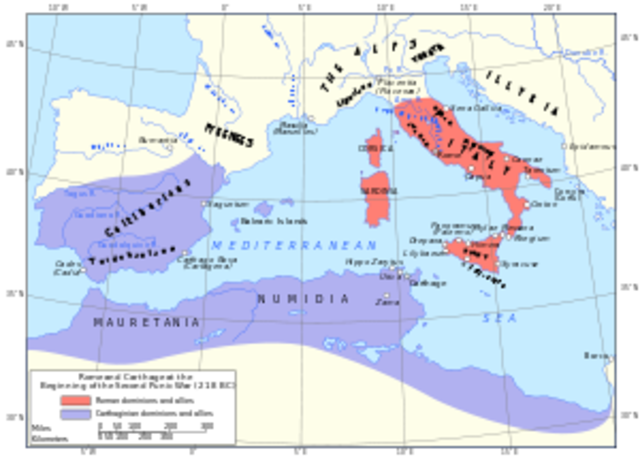 Second Punic war 218-202