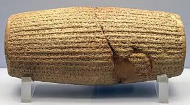El Cilindro de Ciro (539 a.C.)