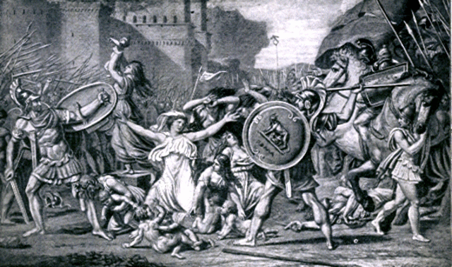 Romans abolish the Etruscans