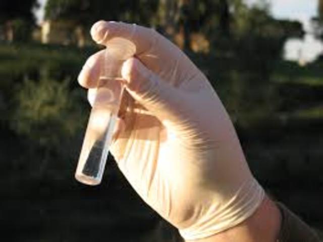 citing data obtain through water and soil samples