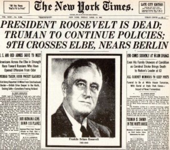 Death of FDR