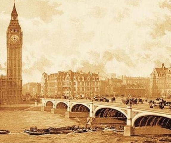 Instalación en Londres y escritura de sus obras