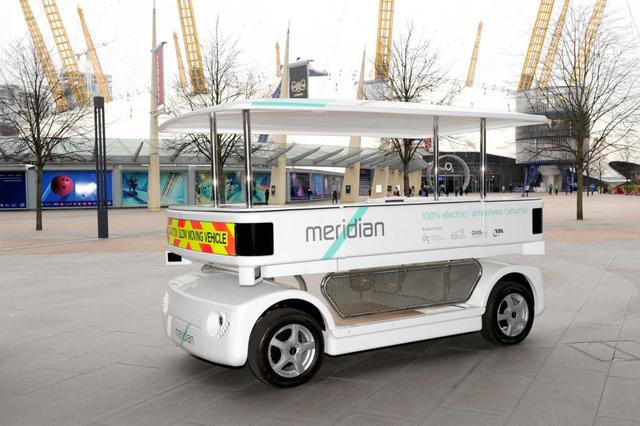 Future of public transport? Watch the Greenwich driverless car in action