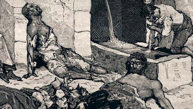 Start of the Bubonic Plauge ( Black Death )