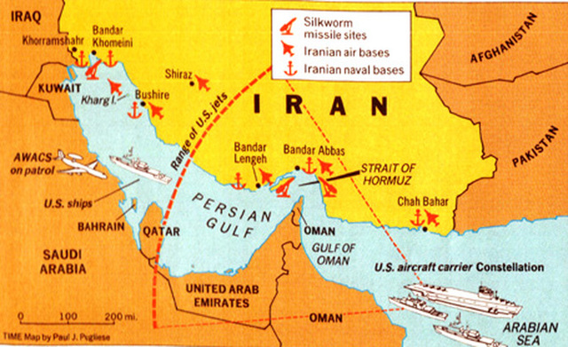 Persian Gulf War Begins