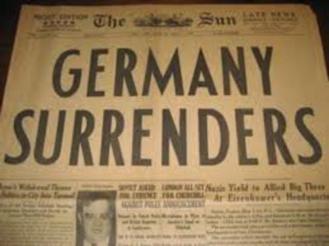 Germany surrenders