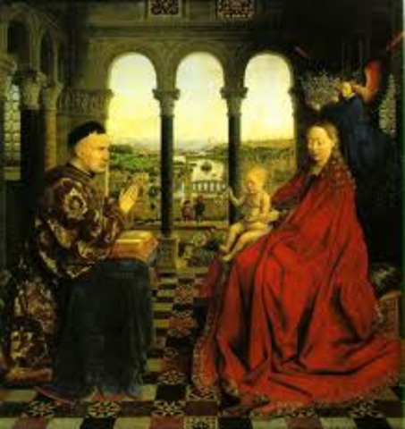 Jan van Eyck - Madonna kantsler Roliniga