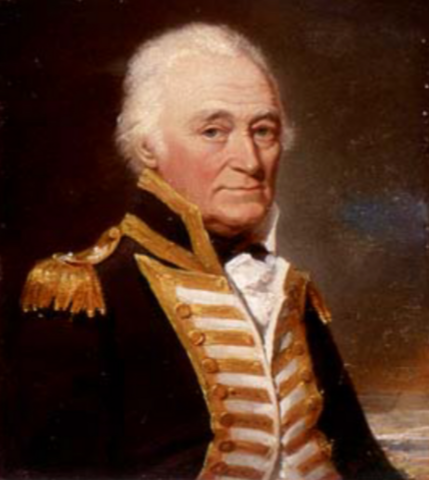 New new governor of NSW, John Hunter, arrives in the colony