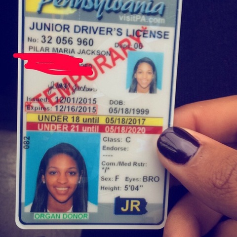 I got my driver's license