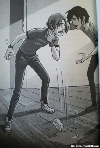 Baldwin chokes and died.   Page 341