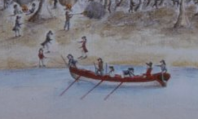 Captain Author Phillip was speared