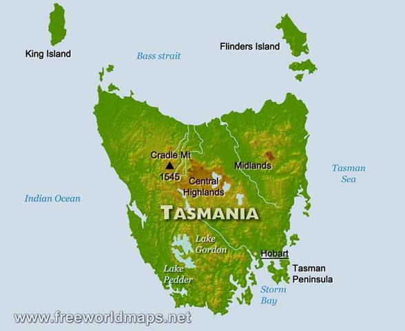 Tasmania disoved