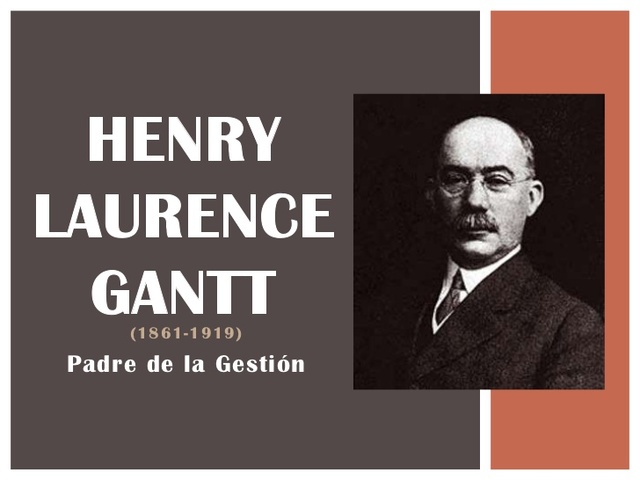 1908 - Henry L. Gantt.