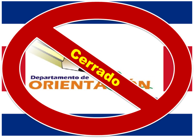 Cierre del Departamento de Orientación