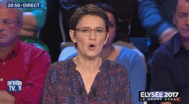 "Le Grand Débat" : pour Nathalie Arthaud, s'en prendre à l'Europe, "c'est de la diversion"